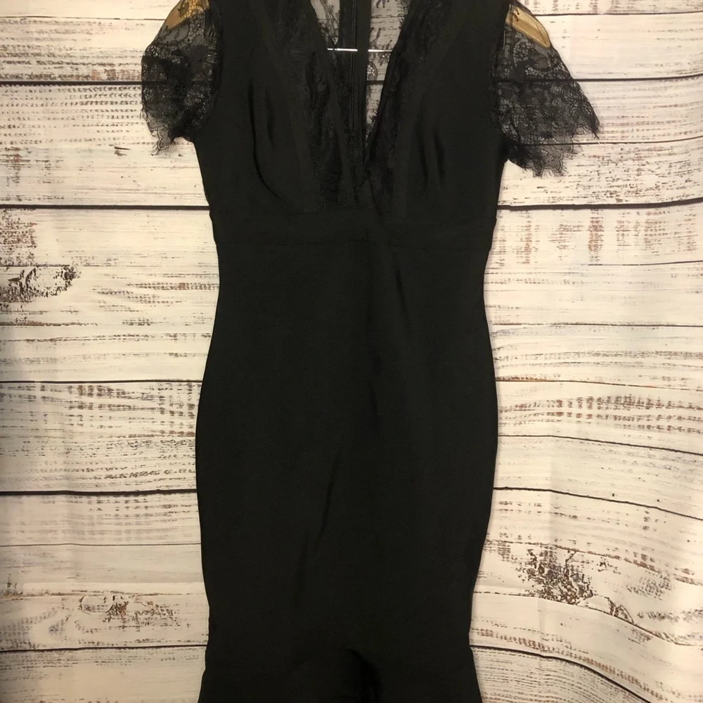 VENUS Black Bandage Strappy Dress size 2X 3X NWOT🔥🔥 - Picture 6 of 15